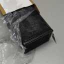 HapiRm Over The Door Hanger with Coat Hooks and 2 Baskets, Rustproof & Waterproof Over The Door Hooks, Storage Organizer for Hats, Bathroom, Kitchen, Bedroom-Black (for 1.76in Doors)