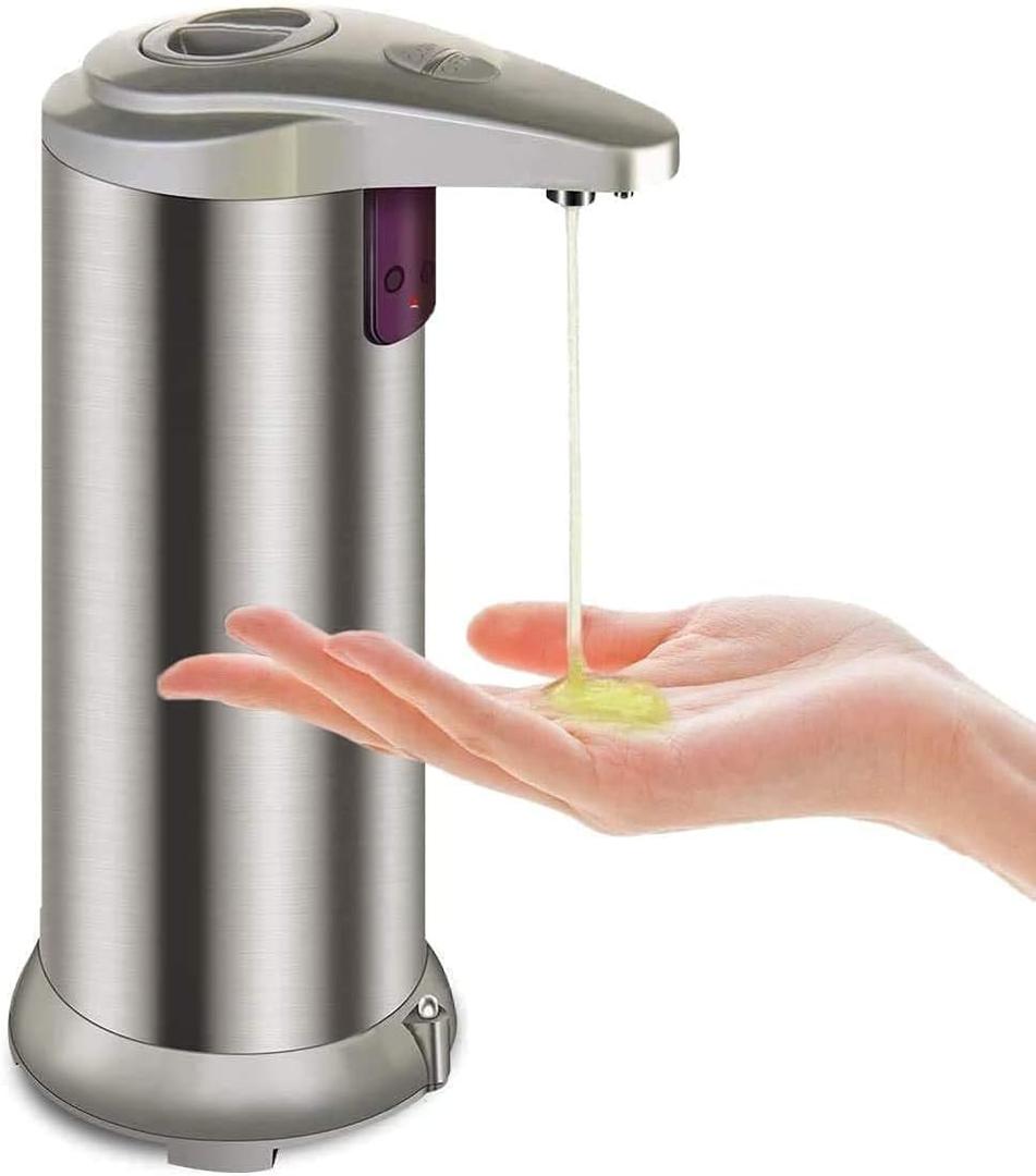 Soap Dispenser, Fits Most Soaps, Easy to Use & Refill, 3 Adjustable Dispensing Levels, Smart Precise Sensing, Home Use