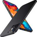 TORRAS Slim Fit for iPhone 12 Case/for iPhone 12 Pro Case, Slim Yet Protective, Lightweight Matte AntiScratch Hard PC Cover for iPhone 12 Slim 6.1 inch 2020, Black