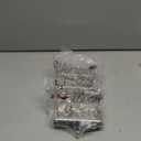 Merry Christmas Stocking Holders Set of 2 - Christmas Reindeer Mantle Stocking Hangers -Stocking Holders for Mantle- Weighted Shiny Silver Metal Deer Home Holiday Dcor