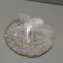 Acrylic Chandelier Ceiling Light Shade Beaded Hanging Pendant Lampshade with Gold Frame for Bedroom for Wedding Party H12.9" X W8.7" 3 Tiers