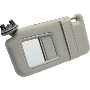 Left Driver Side Sun Visor Replacement for 2007 2008 2009 2010 2011 Toyota Camry & Camry Hybrid Without Sunroof (Gray)