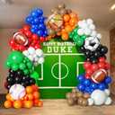 Sports Balloon Arch Kit,154Pcs Colorful Balloon Garland with Football,Basketball,Soccer,Baseball Foil Balloons for Ball Games Day Theme Baby Shower Rugby All Sports Birthday Party Decorations