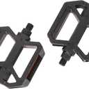 AVASTA Durable Polypropylene Bicycle Pedals with Reflector for Mountain Bike Road Bike and Other Bicycles,Two Thread Size9/16&1/2