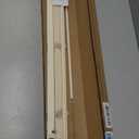 LazBlinds No Tools No Drill 1" Vinyl Mini Blinds, Cordless Blinds for Windows, Light Filtering Horizontal Window Blinds & Shades, 31" W x 48" H, Cream