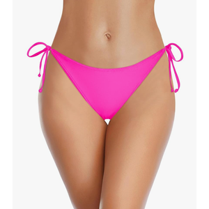 Holipick Bikini Bottoms for Women String Bathing Suit Bottom with Moderate Coverage Low Waist Swim Bottom M