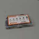 ISPINNER 30pcs Black Hose Clamps 6-51mm(1/4"-2") Adjustable Range 304 Stainless Steel Worm Gear Hose Clamps 6 Sizes Assortment Kit for Plumbing, Automotive, Mechanical Applications (Black)