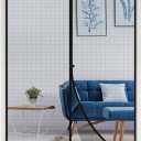 Yotache Magnetic Screen Door Fits Door Size 34 x 80, Screen Size 36" x 81" Reinforced Fiberglass Net Curtain Easy Installation for Walk Through Door Black