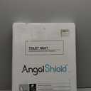 Elongated Toilet Seat Molded Wood Toilet Seat with Quietly Close and Quick Release Hinges, Easy to Install also Easy to Clean by Angol Shiold (Elongated, Dark Brown)