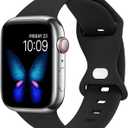 Sport Bands Compatible with Apple Watch Ultra 3/2/1 49mm, Series 11/10 46/42mm, 9/8/7 45/41mm, SE 6/5/4 44/40mm, 3/2/1 42/38mm S/M M/L for Women Men Silicone iWatch Band