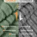 Womens Long Sleeve Henley Tunic Tops Crew Neck Pullover Sweaters Loose Fit Dressy Casual (Green, M)