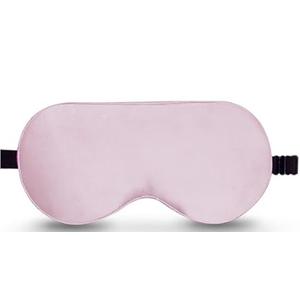 MZOO Luxury Sleep Eye Mask for Side Sleeper Men Women, Zero Eye Pressure 3D Sleeping Mask, Light Blocking Patented Design Night Blindfold, Soft Eye Shade Cover for Travel
(black-pink)
