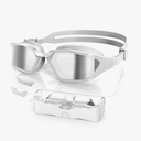 Greatever Sleek Swim Goggles Unisex-Adult, UV400 Protection Swimming Goggles, HD Wide View Goggles, Anti Fog No Leakage