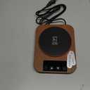 Sourdough Starter Warmer (70-100F), 1F Adjustable Sourdough Warming Mat, Waterproof Thermometer Strip, 12H Timer & Auto Shutoff, Safe for Home Bakers & Beginners (US Plug) - Wood Grain