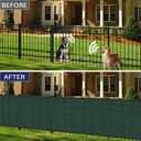 Windscreen4less Privacy Fence Screen 6' x 40' Heavy Duty Windscreen Fencing Mesh Fabric Shade Net Cover for Outdoor Wall Garden Yard Pool Deck, Green