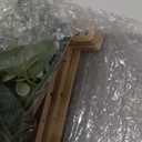 Wooden Baby Shower Crate Closet, Personalized Baby Shower Basket with Wreath & Hanger, Love at First Sight Sonogram Picture Frame, Baby Clothes Storage Box for Ideal Pregnancy Gift