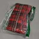 Christmas Checkered Lumbar Pillow Covers Red Black Xmas Buffalo Plaid Throw Pillow Covers 12x20 Set of 2 Winter Tartan Snowflakes Rectangular Pillow Case for Home Decor Couch Sofa