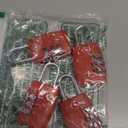 Fosmon TSA Accepted Luggage Locks (Orange - 4 Packs), Open Alert Indicator 3 Digit Combination Padlock Codes for Travel Bag, Suit Case, Lockers