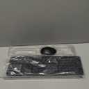 Wireless Keyboard and Mouse Combo, RGB Backlit, Rechargeable & Light Up Letters, Full-Size, Soft Typing, Sleep Mode, 2.4GHz Quiet Keyboard Set for Mac, Windows, Laptop, PC, Trueque KM42Pro (Black)