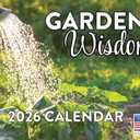 Garden Wisdom Calendar 2026 Wall Monthly Proverbs Lessons Learnings Calender 12 Month | American Made In The USA