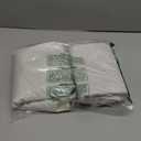 LAMIT 100% Blackout Natural Linen Curtains, 63 Inches Linen Textured Thermal Bedroom Curtains Back Tab and Rod Pocket Neutral Panels with White Liner for Farmhouse, 2 Panels, 52 x 63 Inch, Ivory