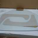 Glass Coffee Table, Mid Century Modern Coffee Table, Coffee Table for Living Room Center Table Suitable for Bedroom Living Room Reception Office Tables (Wood/Transparent, Large) (Large 45 * 32.3 * 16in)