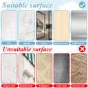 3 Pack Bathroom Makeup Organizer Long Narrow Clear Cabinet Door Organizer Wall Mount Clear Bathroom-Organizers and Storage with 3 Compartments Acrylic Shower Shelves for Kitchen & Bathroom, Office