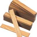 TOYANDONA 40pcs Miniature Dollhouse Flooring, Mini Floor Boards Self Adhesive Dollhouse Wood Flooring Peel and Stick for Dollhouse Accessories (Light Brown)