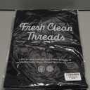 Fresh Clean Threads Men's Crew Neck T-Shirts – Short Sleeve, Fitted Style, Soft Cotton-Poly Blend, Tag-Free Comfort, Size L