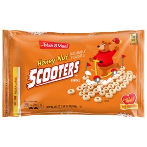 Malt-O-Meal Honey Nut Scooters Breakfast Cereal, Oat Cereal O's with Honey Flavor, Large Cereal for Family, 24.5 OZ Resealable Cereal Bag (BB: January 15, 2026) Malt-O-Meal Honey Nut Scooters Breakfast Cereal, Oat Cereal O's with Honey Flavor, Large Cereal for Family, 24.5 OZ Resealable Cereal Bag (BB: January 15, 2026)