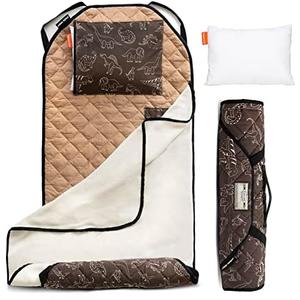 Tot Cot Kids Nap Mat - Toddler Preschool Daycare Bedding Cover with Blanket and Pillow - Ages 2 Yrs to 5 Yrs Tot Cot Kids Nap Mat - Toddler Preschool Daycare Bedding Cover with Blanket and Pillow - Ages 2 Yrs to 5 Yrs