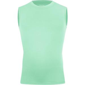 2 x Youth Boy Girls Sleeveless Compression Shirt Kid Athletic Tank Top Quick Dry Basketball Football Undershirt (Green, XL)