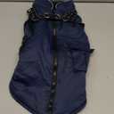 Dog Winter Coat with Harness Built-in | Waterproof Dog Jacket with Zipper & Fleece Lining | Reflective Cold Weather Coat for XL Dogs