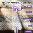 AAOBOSI Steam Mop, 1300W Powerful Detachable Handheld Steamer with 350ml Tank, 11 Multi-purpose Accessories, 23FT Power Cable, Steam Mops for Floor Cleaning, Tiles, Windows, Carpets, Furniture