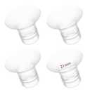 Momcozy Flange Insert 21mm Compatible with 24mm Flange/ Shield of Most Pumps, Insert for Momcozy/ Medela/ Elvie/ Spectra/ Bellababy/ TSRETE/ Willow Breast Pump Replacement Accessories, 4PCS 21mm
