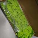 MECCANIXITY Chiffon Flower, 3 Inch Fabric Flowers Bows Sewing Fabric Appliques Headband Embellishments for Crafts Dresses DIY Party Wedding Decoration Light Green Pack of 20