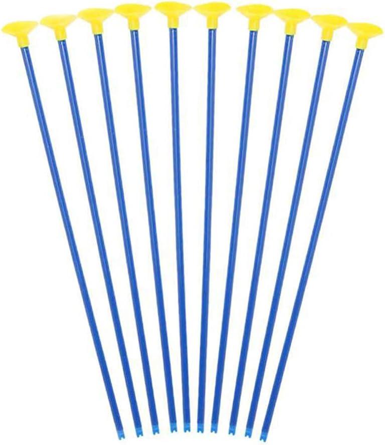 esowemsn 10pcs Sucker Arrow Plastic Replacement Suction Cup Arrows Outdoor Sports Shooting Replacement with Rubber Tip