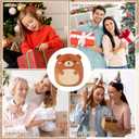 Bear Microwavable Heating Pad for Period Cramps, Cute Bear Plush, Weighted Stuffed Animal Warm Gifts for Kids Adults 10 Inch, 1.2 Lbs