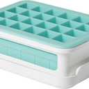 OXO Good Grips Silicone Small Ice Cube Tray with Lid | Ideal for Cocktails