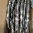 Garden Hose 50FT, Water Hose with 10 Function Nozzle, Garden Hose Metal with Leak-proof Connectors, Kink-Free & Ultra Flexible, Rust/Pet/Puncture Proof for Lawn, Yard, RV, Car Wash, 550PSI