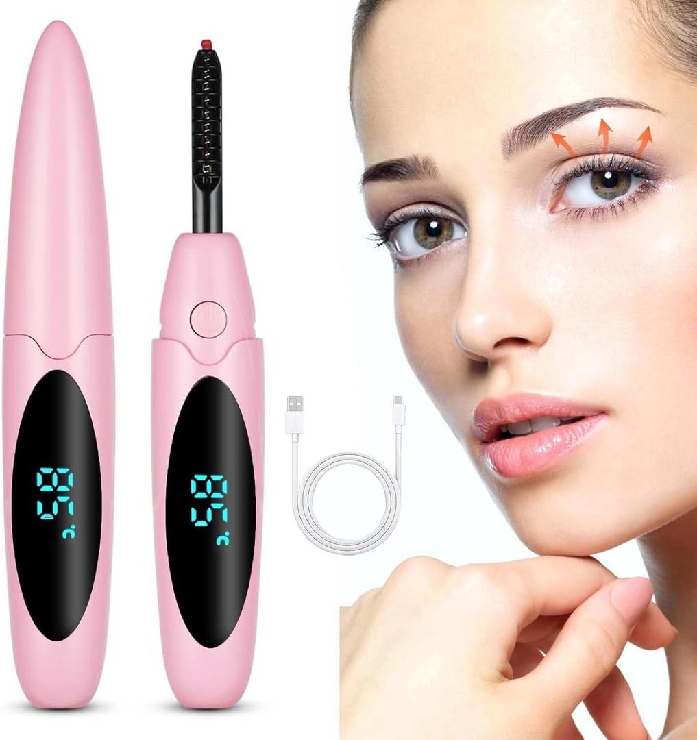 Heated Eyelash Curlers Electric Eyelash Curler with LED Display