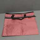 PATIKIL Waterproof Zipper File Bag, Documents Books Tools Storage Zip Pouch for Office Travel, Pink