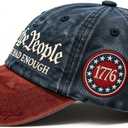 250 Anniversary USA Hat We The People Have Had Enough Hat Patriotic Retro Washed Adjustable Embroidered Baseball Cap