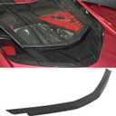 BILLFARO Upgrade Rear Window Hatch Deck Lid Spoiler,Carbon Fiber Pattern Rear Vent Window Glass Blocks Engine Bay Vent Protector Trim for Corvette C8 Stingray Z51 2020+ for C8 Z06 2023+/E-ray 2024+