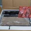 Huuger Nightstand with Charging Station, Fabric Drawers, End Table with Open Shelf, Bedside Table with USB Ports and Outlets, Night Stand for Bedroom, Oak