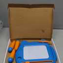 Magnetic Drawing Doodle Board for Toddler,Toddler Toys for 3 4 5 Year Old Boys Girls,Learning Educational Baby Kids Toys for Boys and Girls 3 Years and Up,Christmas Birthday Gifts (Blue Orange)