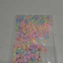 132pcs Halloween Luminous Mini Ghosts Figures 6 Colours Glow in The Dark Miniature Resin Ghost Figurines to Hide Bulk Tiny Small Statue for Halloween Party Favors Micro Garden Dollhouse Decorations