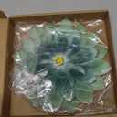 Everydecor Succulent Metal Flowers Wall Decor – Green, Hand Painted, 3D Flower Art Decoration for Living Room, Bedroom, Kitchen, Bathroom - Floral Decor for Indoor & Outdoor Use