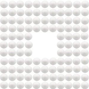 FFchuanhe Foam Balls for Crafts 2 Inch 112 Pack, White Polystyrene Smooth Round Ball, for Arts and Crafts Supplies School Project Holiday Party Wedding