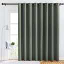 NICETOWN Bedroom Blackout Curtain Panel - (120 inches by 90 inch, Dark Mallard, 1 PC) Energy Saving Thermal Insulated Grommet Blackout Drapery for Patio, Room Divider Curtain